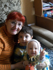 Я мои дорогие  внуки