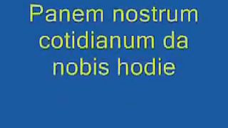 Pater Noster Молитва Отче Наш