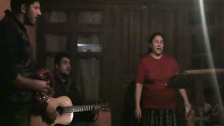 Цигани - У святой горы Иерусалима в цыганской церкви гКобулети