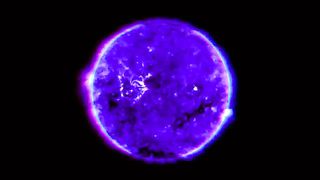 Солнце в 3D Смотреть в красно-синих очках