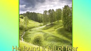 HE WASHED MY EYES WITH TEARS