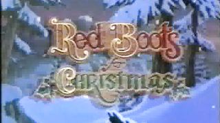 Красные сапожки на рождество