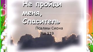 Не пройди меня Спаситель Караоке