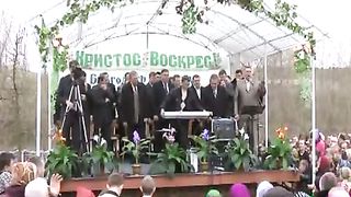 ЗБУЖ. Служение №47. Пасха. 16.04.2012 (1 часть)