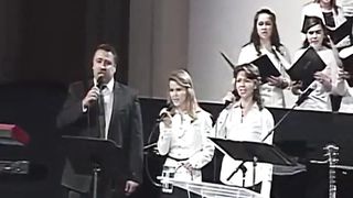 Слово благодати - На Голгофе Он