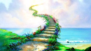 По небу полуночи ангел летел