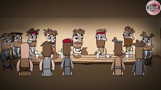 Библейские Истории - Иисус омывает ноги своим ученикам