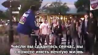 Уличный проповедник ударен грешником