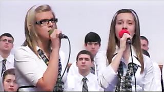 Аня и Оксанна - Не Уходи Иисус не уходи