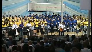 Объединенный хор – Бог небес и земли Малин 2010